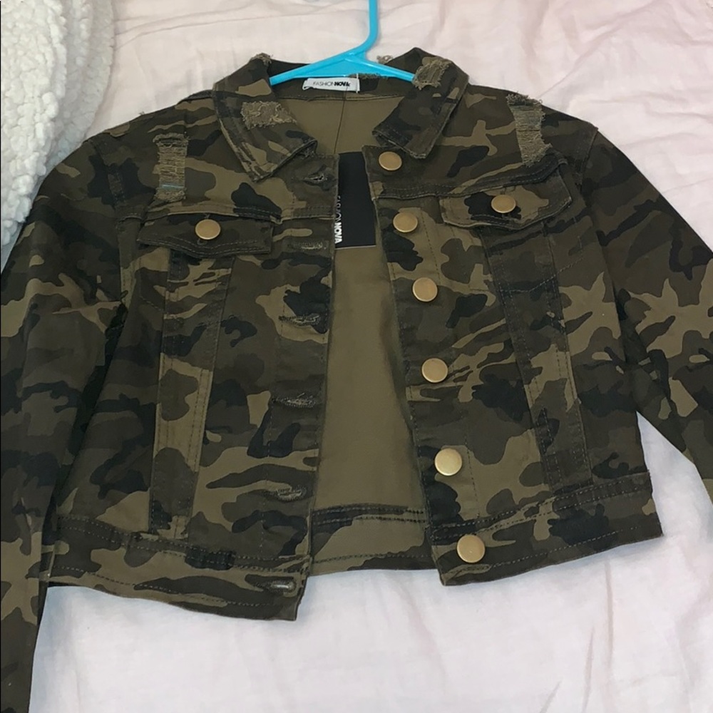 Fashion nova camo jacket